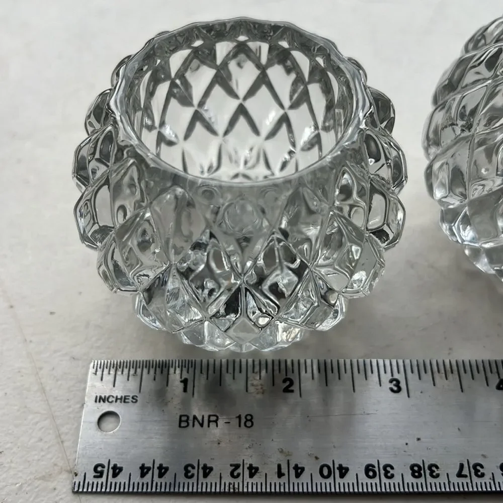 Pair of Mikasa Crystal Candle Holders 🌸